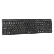 Targus EcoSmart Full-Size Wireless Bluetooth 5.0 & 2.4GHz UK Keyboard – Black | AKB873UK Keyboard & Mouse Targus