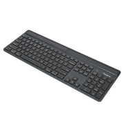 Targus EcoSmart Solar-Powered Bluetooth 5.0 Keyboard – French AZERTY, Black | AKB868FR Keyboard & Mouse Targus
