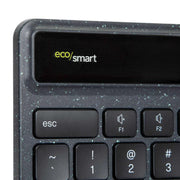 Targus EcoSmart Solar-Powered Bluetooth 5.2 Wireless Keyboard with UK Layout – Black | AKB868UK Keyboard & Mouse Targus