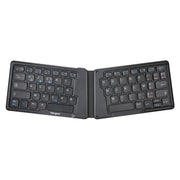 Targus Folding Ergo Bluetooth 5.1 Antimicrobial Keyboard – French AZERTY, Black | AKF003FR Keyboard & Mouse Targus