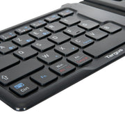 Targus Folding Ergo Bluetooth 5.1 Antimicrobial Keyboard – French AZERTY, Black | AKF003FR Keyboard & Mouse Targus