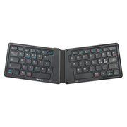 Targus Folding Ergo Wireless Bluetooth 5.1 Keyboard with Antimicrobial Protection – Nordic, Black | AKF003NO Keyboard & Mouse Targus
