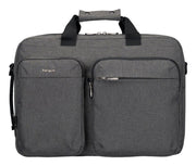 Targus Hybrid 15–16" Laptop Briefcase Backpack with Anti-Theft Zippers & 12.2L Storage – Grey | TBT94304GL Bag & Case Targus