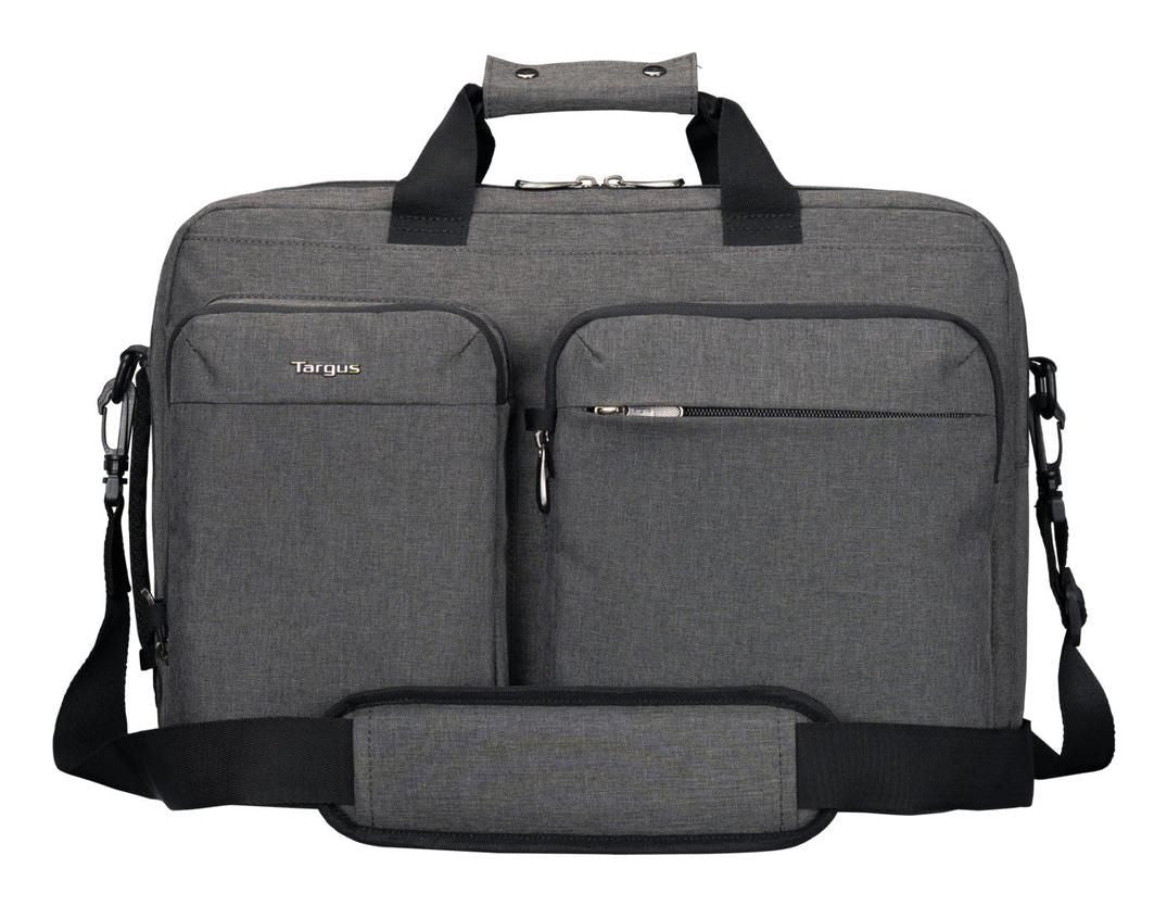 Targus Hybrid 15–16" Laptop Briefcase Backpack with Anti-Theft Zippers & 12.2L Storage – Grey | TBT94304GL Bag & Case Targus