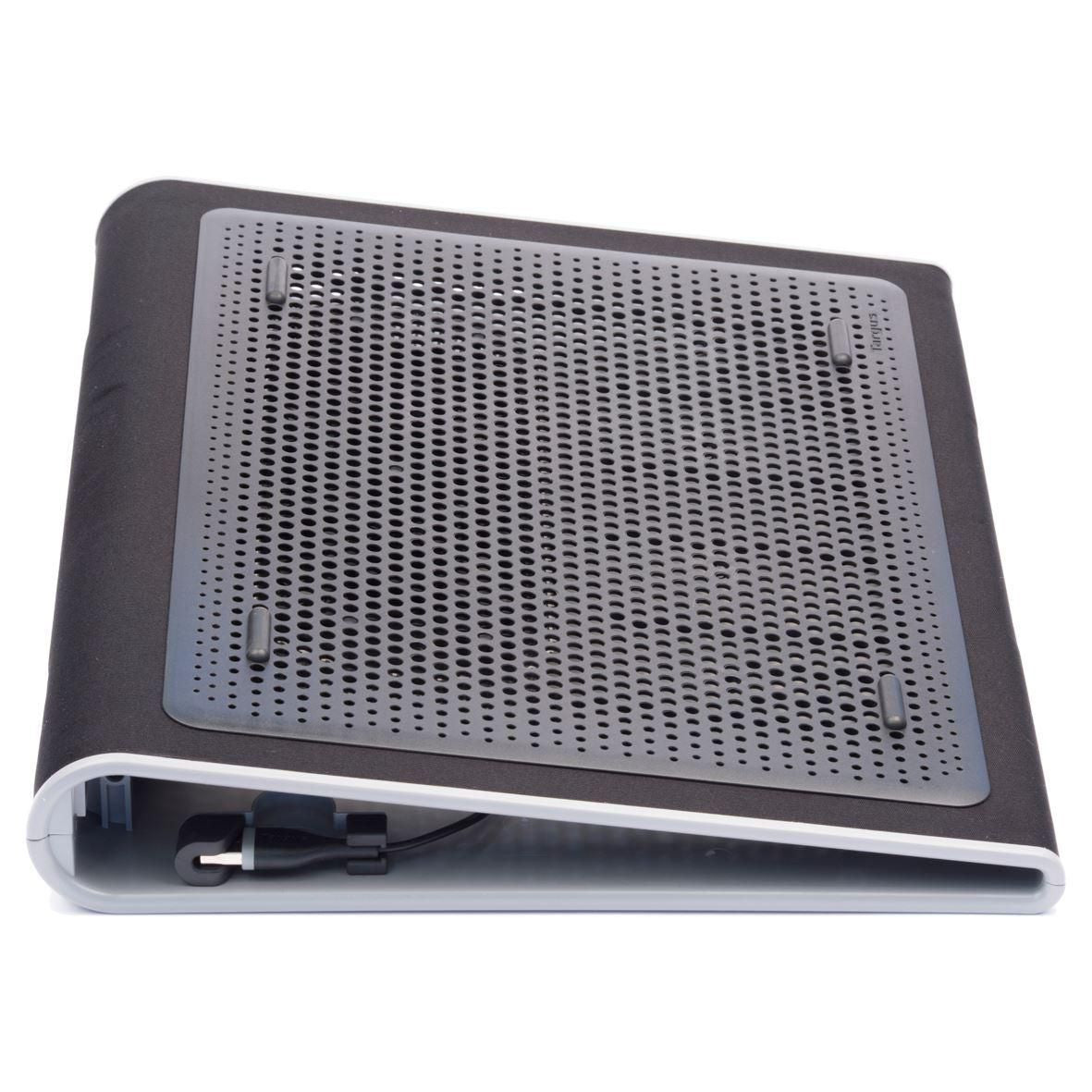 Targus Lap Chill Mat Laptop Cooling Pad with Dual USB Fans for 15–17" Laptops – Black/Grey | AWE55GL Fans & Cooling Targus