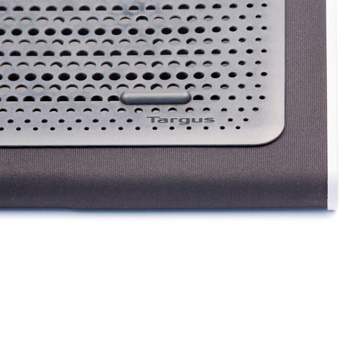 Targus Lap Chill Mat Laptop Cooling Pad with Dual USB Fans for 15–17" Laptops – Black/Grey | AWE55GL Fans & Cooling Targus