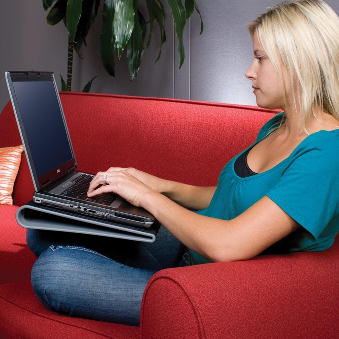 Targus Lap Chill Mat Laptop Cooling Pad with Dual USB Fans for 15–17" Laptops – Black/Grey | AWE55GL Fans & Cooling Targus
