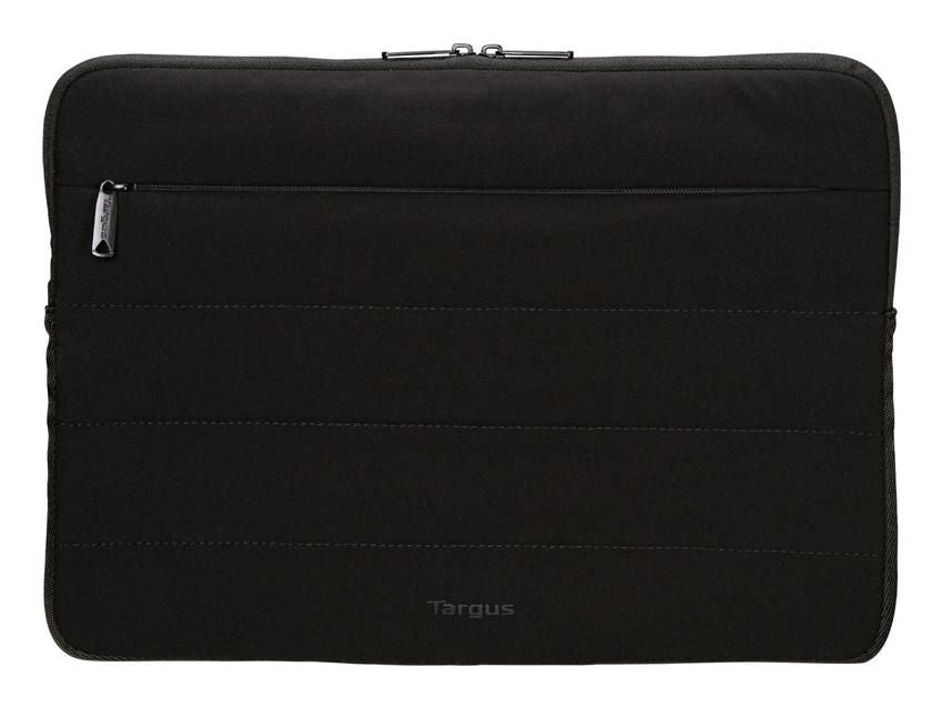 Targus Puffer 13–14" Laptop Sleeve with Plush Lining & Front Pocket – Black | TBS976GL Bag & Case Targus
