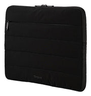 Targus Puffer 13–14" Laptop Sleeve with Plush Lining & Front Pocket – Black | TBS976GL Bag & Case Targus