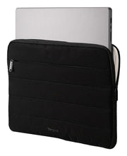 Targus Puffer 13–14" Laptop Sleeve with Plush Lining & Front Pocket – Black | TBS976GL Bag & Case Targus