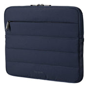Targus Puffer 13–14" Laptop Sleeve with Plush Lining & Front Pocket – Blue | TBS97602GL Bag & Case Targus