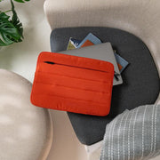 Targus Puffer 13–14" Laptop Sleeve with Plush Lining & Front Pocket – Orange | TBS97608GL Bag & Case Targus