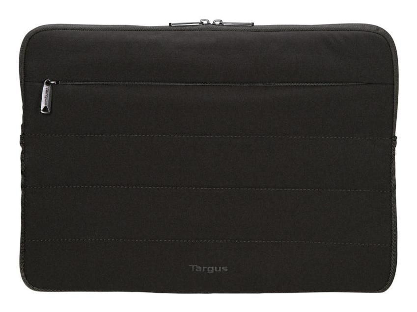 Targus Puffer 15–16" Laptop Sleeve with Plush Lining & Front Pocket – Black | TBS975GL Bag & Case Targus