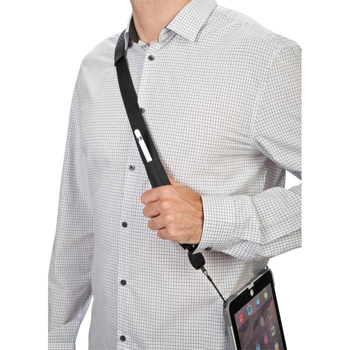Targus SafePort Rugged iPad Case Adjustable Shoulder Strap with Non-Slip Pad – Black | THA101GLZ Tablet Mount Targus