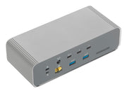 Targus Thunderbolt 5 Triple 8K Docking Station with 140W Power Delivery – Silver | DOCK230EUZ USB Hub & Docking Station Targus