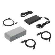 Targus Thunderbolt 5 Triple 8K Docking Station with 140W Power Delivery – Silver | DOCK230EUZ USB Hub & Docking Station Targus