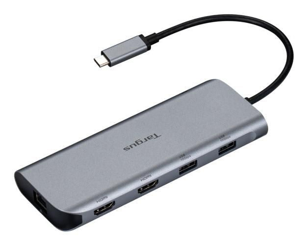 Targus USB-C Dual 4K HDMI Mobile Dock with 140W Power Delivery – Grey | DOCK427GL Laptop Docks & Port Replicators Multibrackets