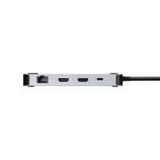 Targus USB4 Compact Docking Station with Dual 4K/8K HDMI & 140W Power Delivery – Silver | DOCK429GL USB Hub & Docking Station Targus