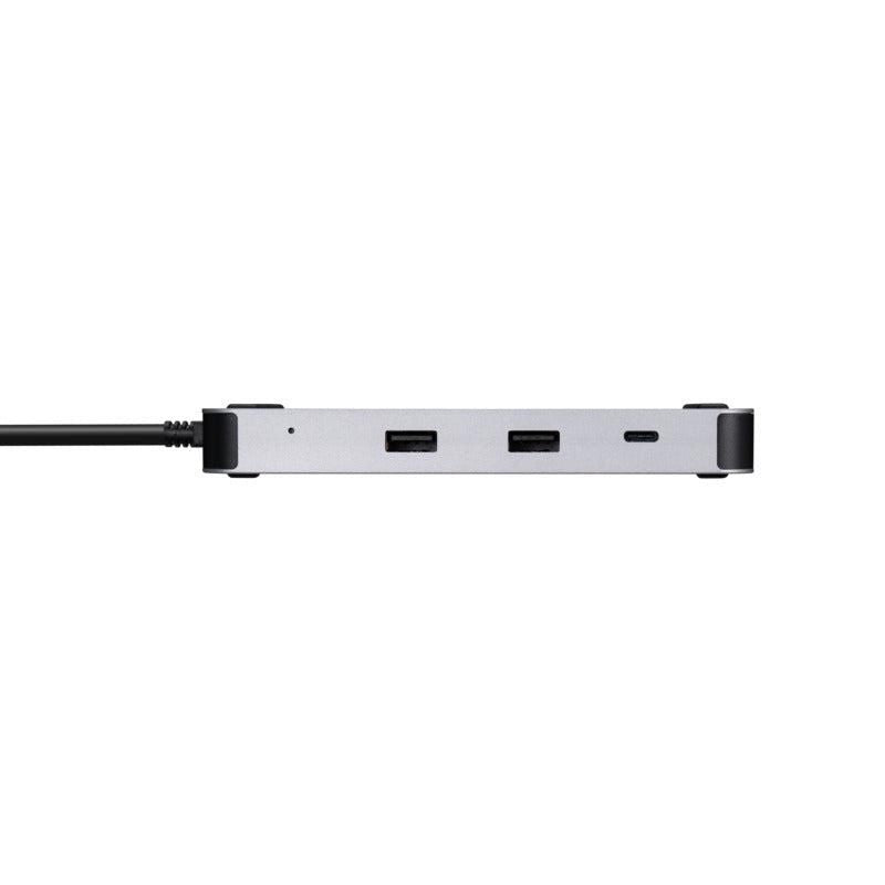 Targus USB4 Compact Docking Station with Dual 4K/8K HDMI & 140W Power Delivery – Silver | DOCK429GL USB Hub & Docking Station Targus