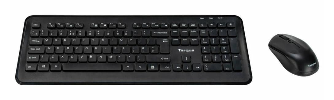 Targus Wireless Keyboard & Mouse Combo – Nordic QWERTY, 2.4GHz, 1600 DPI | AKM610NO Keyboard & Mouse Targus