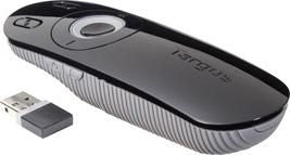 Targus Wireless Laser Presentation Remote with 2.4GHz USB Receiver & 15m Range – Black | AMP13EU Wireless Presenter Targus