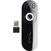 Targus Wireless Laser Presentation Remote with 2.4GHz USB Receiver & 15m Range – Black | AMP13EU Wireless Presenter Targus