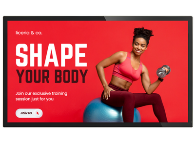 ScreenMoove SM43P 43" PCAP Touchscreen Display - Full HD Android 11 Black Edge Screenmoove Interactive Touch Display ScreenMoove