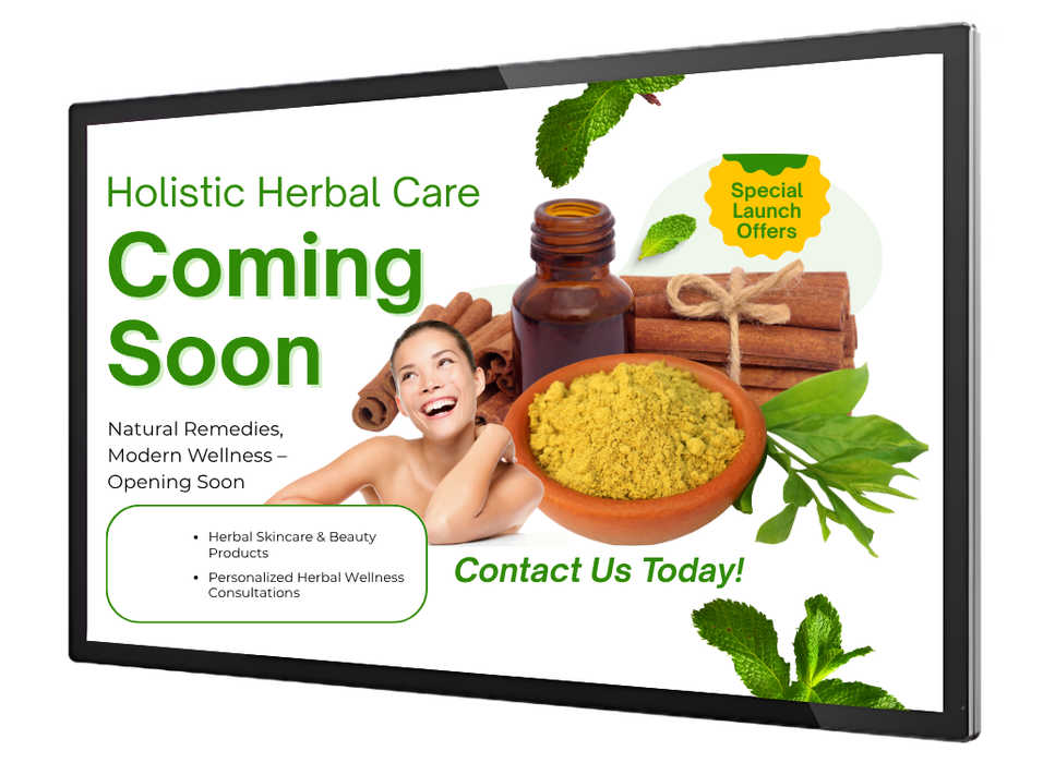 ScreenMoove SM43P 43" PCAP Touchscreen Display - Full HD Android 11 Black Edge Screenmoove Interactive Touch Display ScreenMoove