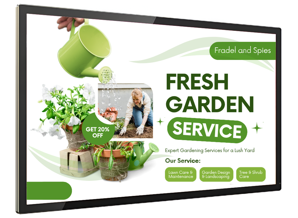 ScreenMoove SM43P 43" PCAP Touchscreen Display - Full HD Android 11 Black Edge Screenmoove Interactive Touch Display ScreenMoove