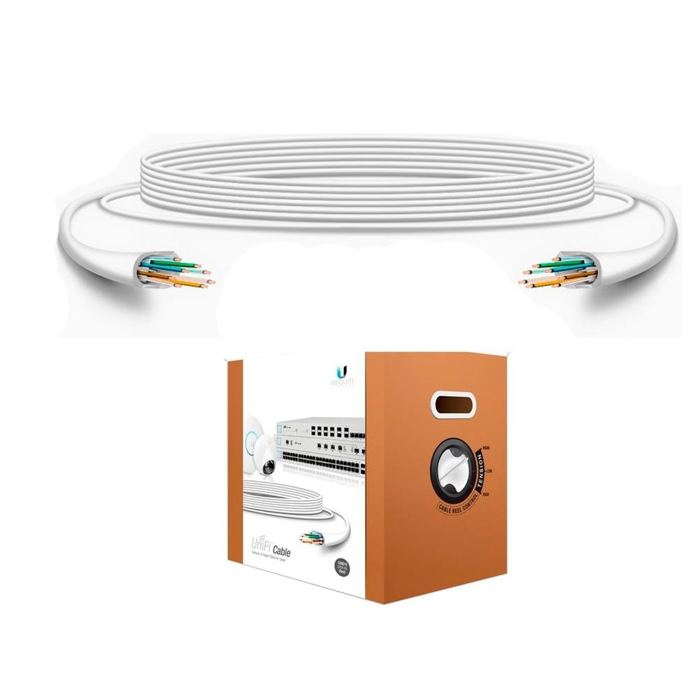 Ubiquiti Networks Networking Cable White 305m Cat6 U/UTP (UTP) | U-Cable-C6-CMR LAN / Ethernet Cable Ubiquiti