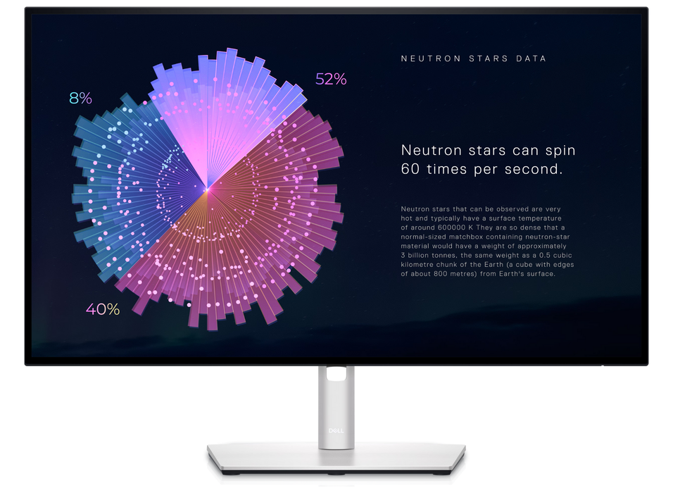 Dell UltraSharp U2722DE 27" 60Hz 5ms QHD USB-C Hub Monitor Desktop Monitors Dell