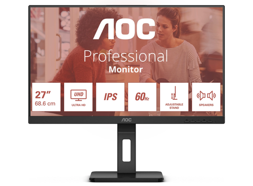 AOC U27E3UF 27" 60Hz 4ms 4K Ultra HD Desktop Monitor Desktop Monitor AOC
