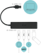 i-tec USB 3.0 Slim Passive HUB 4 Port | U3HUB404 USB Hubs & Docking Station i-tec
