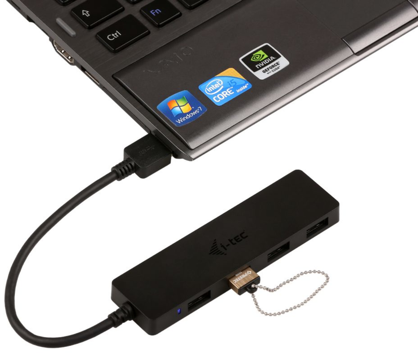 i-tec USB 3.0 Slim Passive HUB 4 Port | U3HUB404 USB Hubs & Docking Station i-tec