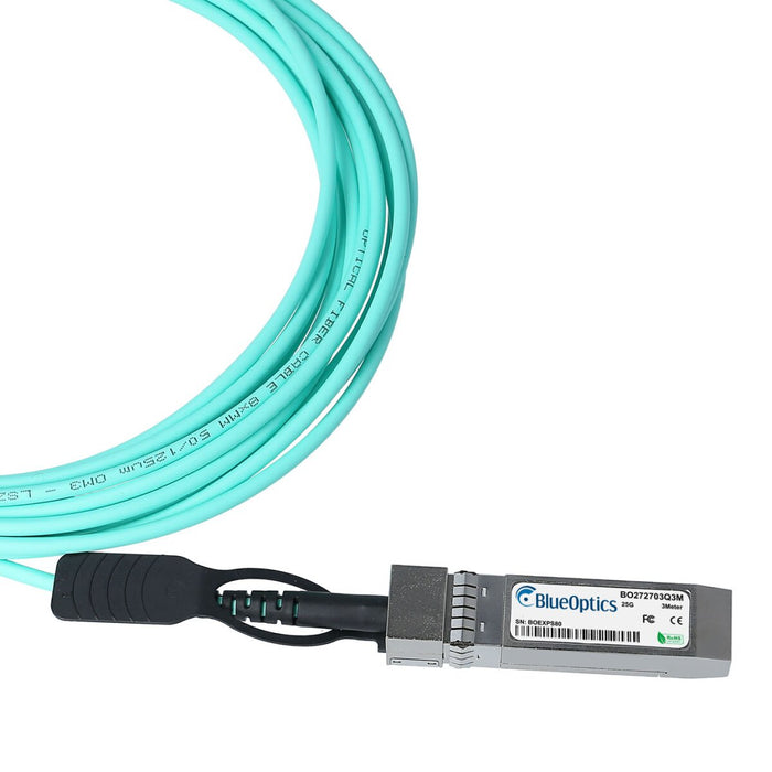 Ubiquiti Networks 30 m InfiniBand & Fibre Optic Cable Aqua Colour | UACC-AOC-SFP28-30M