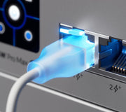 Ubiquiti Networking Cable Translucent White Cat6 | UACC-CABLE-PATCH-EL-0.15M-W-24 LAN / Ethernet Cable Ubiquiti