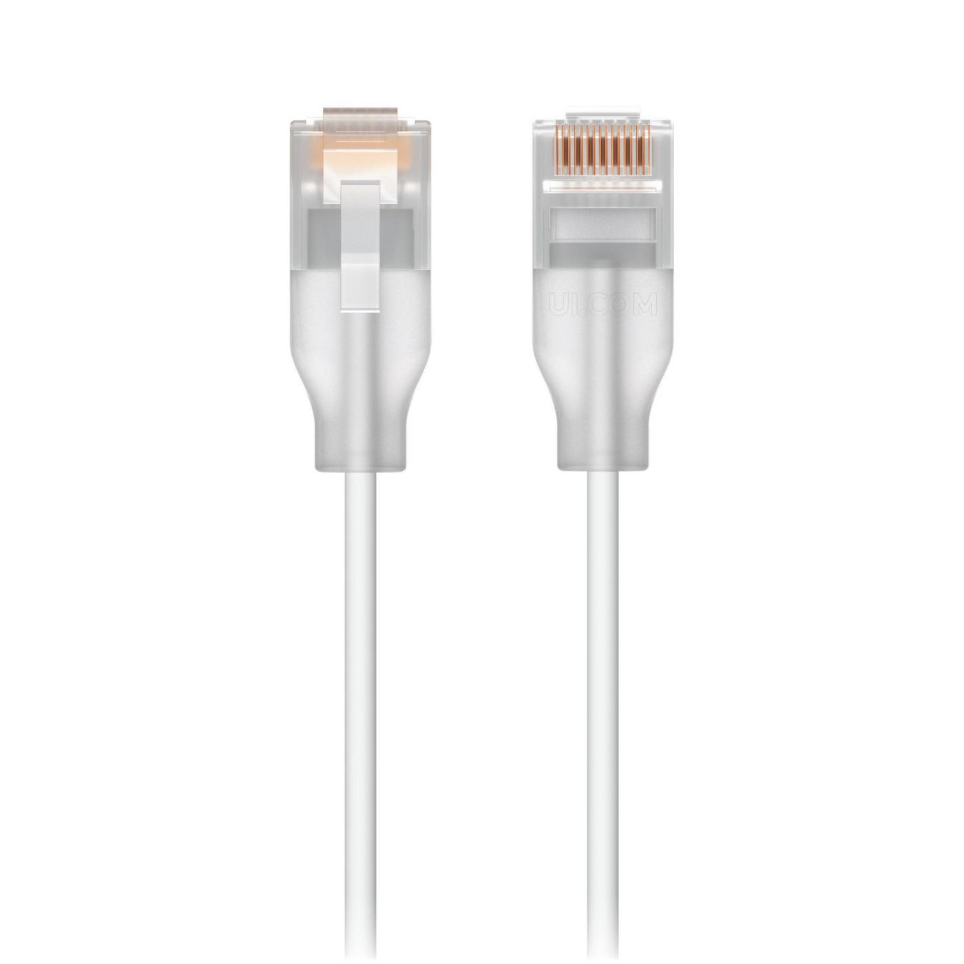 Ubiquiti Networking Cable Translucent White Cat6 | UACC-CABLE-PATCH-EL-0.15M-W-24 LAN / Ethernet Cable Ubiquiti