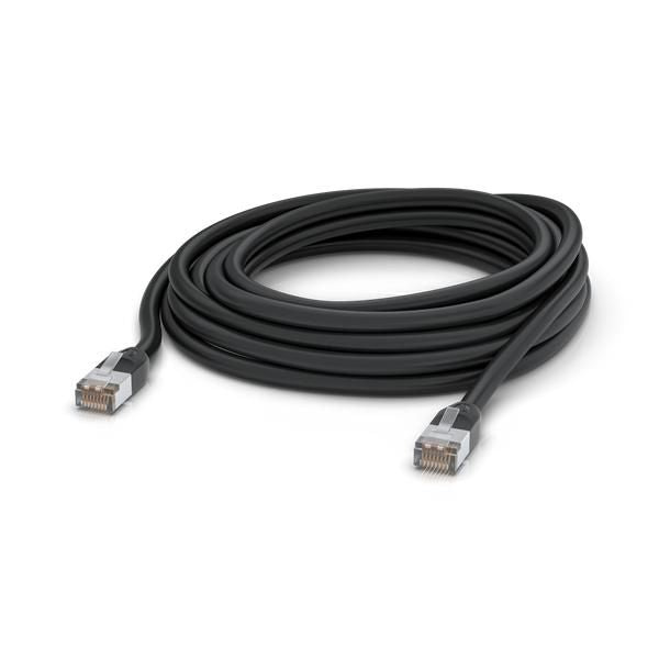 Ubiquiti Networking Cable Black Cat5e S/UTP (STP) | UACC-CABLE-PATCH-OUTDOOR-8M-BK