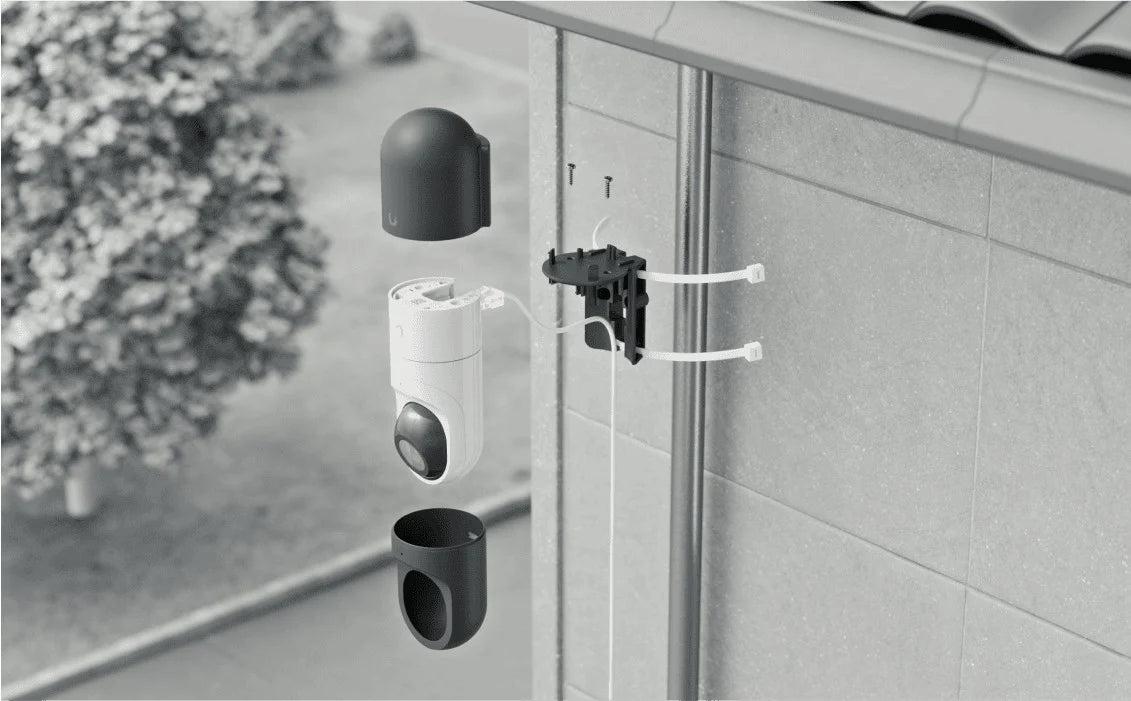 Ubiquiti 3-Pack Professional Wall Mount for UniFi Protect Flex Camera Black | UACC-FLEX-CAM-PWM-BLACK-3 Camera Accessory Ubiquiti