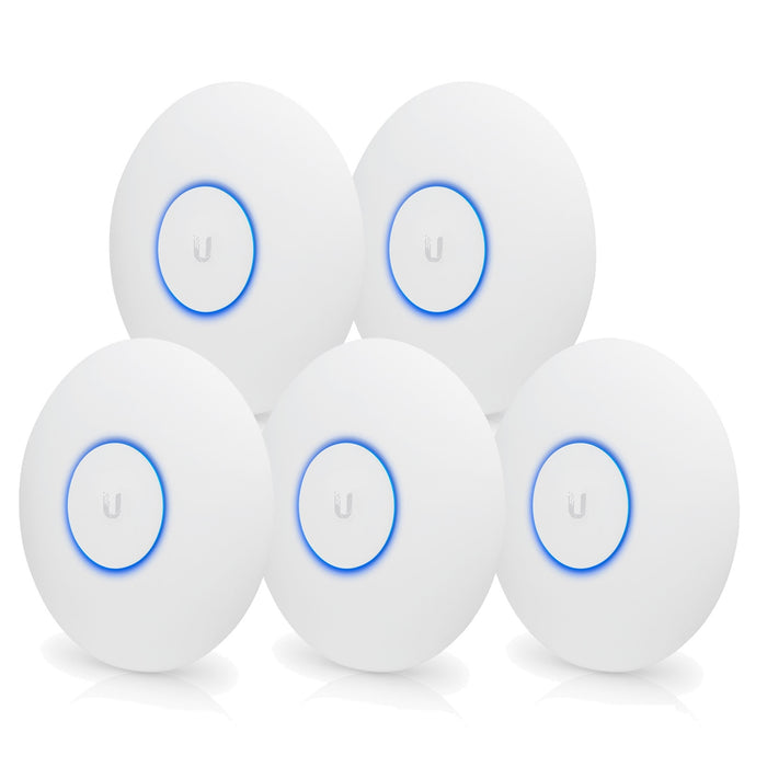 Ubiquiti UniFi nanoHD 4x4 Wave2 MU-MIMO Wireless PoE Access Point 5 Pack - UAP-NANOHD-5