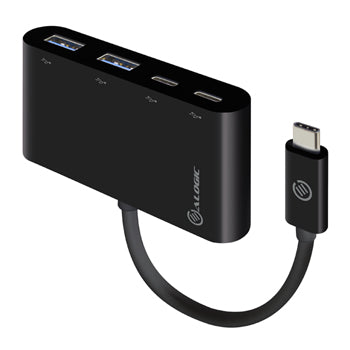 Alogic UCH2C2A USB-C SuperSpeed Combo Hub with 2 Port USB-C & 2 Port USB-A Alogic Cable Alogic