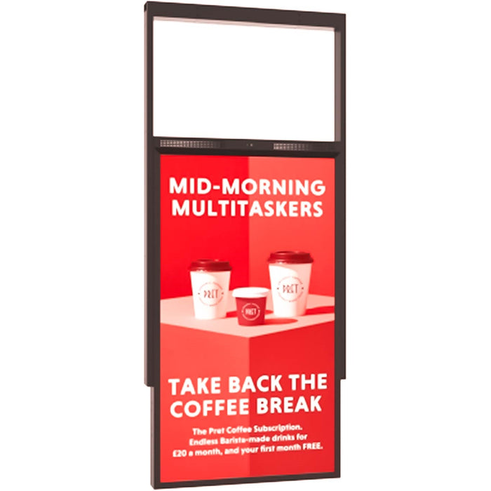 Moove 49" Double-Sided Ultra High Brightness Digital Display | 3500 cd/m² Ceiling Hanging Signage