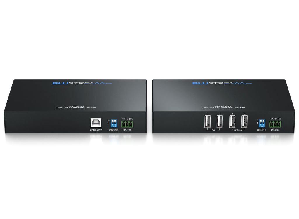 BluStream USB 2.0 HDBaseT™ Extender Set - 100m | UEX100E-KIT AV Extender BluStream