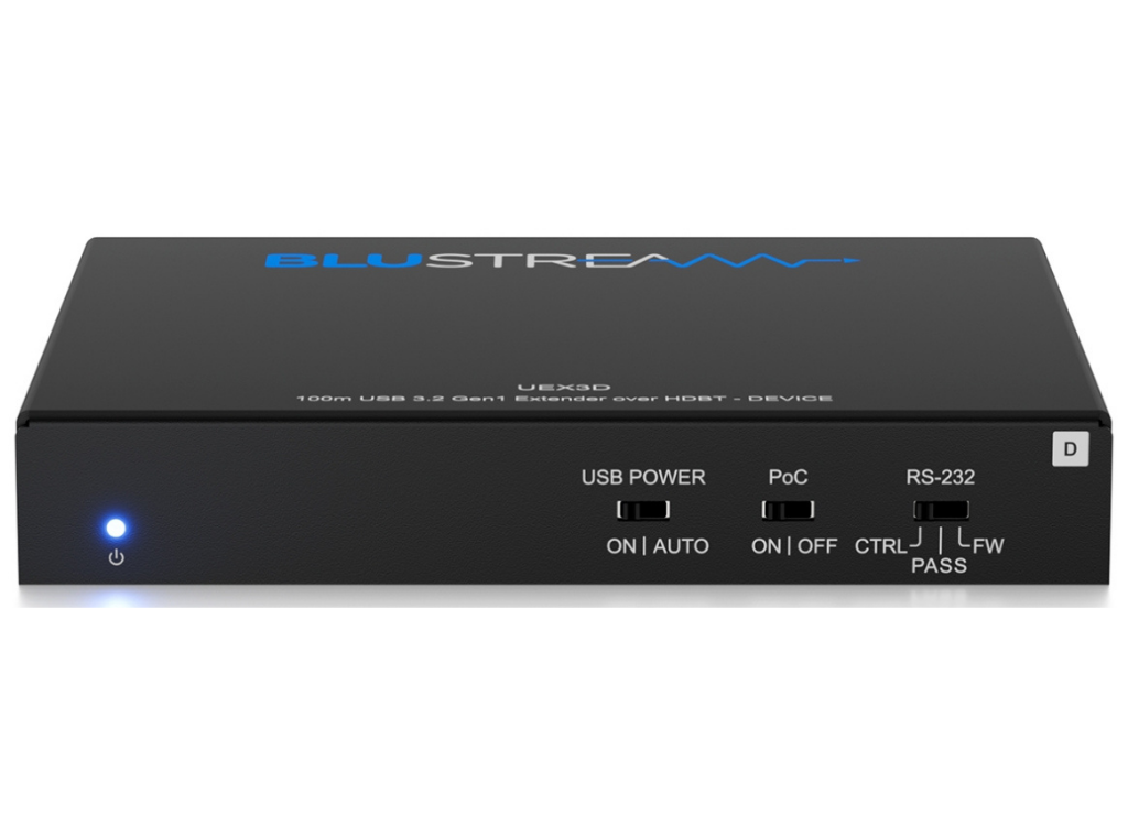BluStream USB 3.2 Gen1 HDBaseT™ Extender - Device | UEX3D AV Extender BluStream