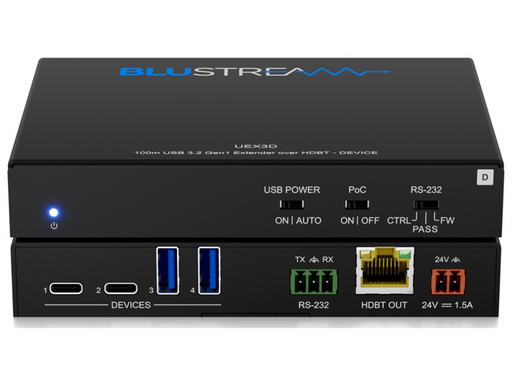 BluStream USB 3.2 Gen1 HDBaseT™ Extender - Device | UEX3D