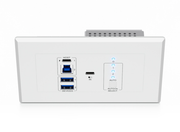 BluStream USB 3.2 Gen1 HDBaseT™ Extender EU Wall Plate - Host | UEX3H-WP-EU Wallplate BluStream