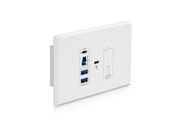 BluStream USB 3.2 Gen1 HDBaseT™ Extender EU Wall Plate - Host | UEX3H-WP-EU Wallplate BluStream