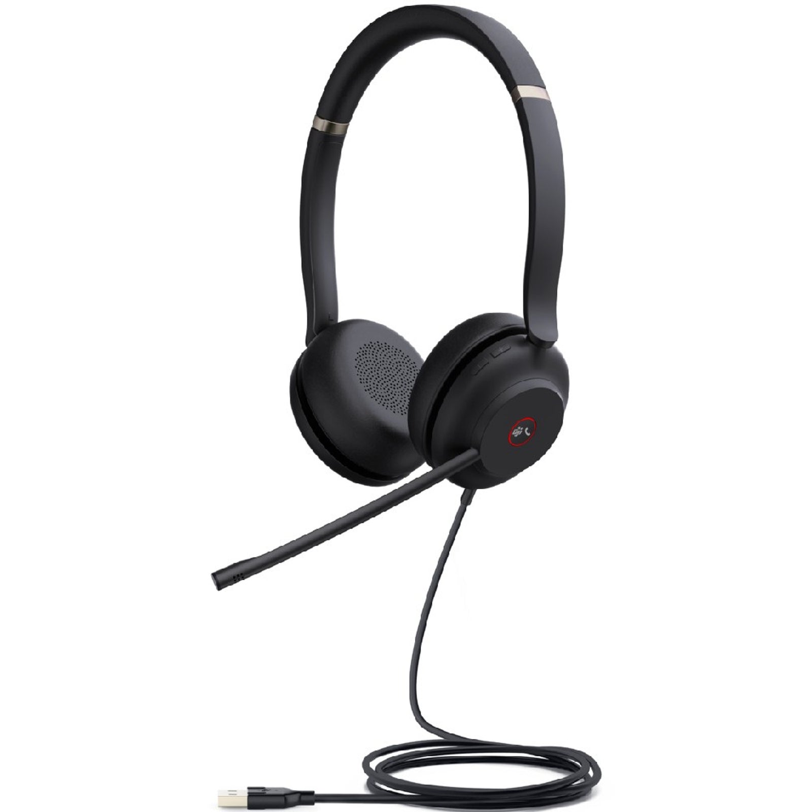Yealink UH37DUAL-TEAMS Dual Ear Teams Approved USB-A Headset Headset Yealink