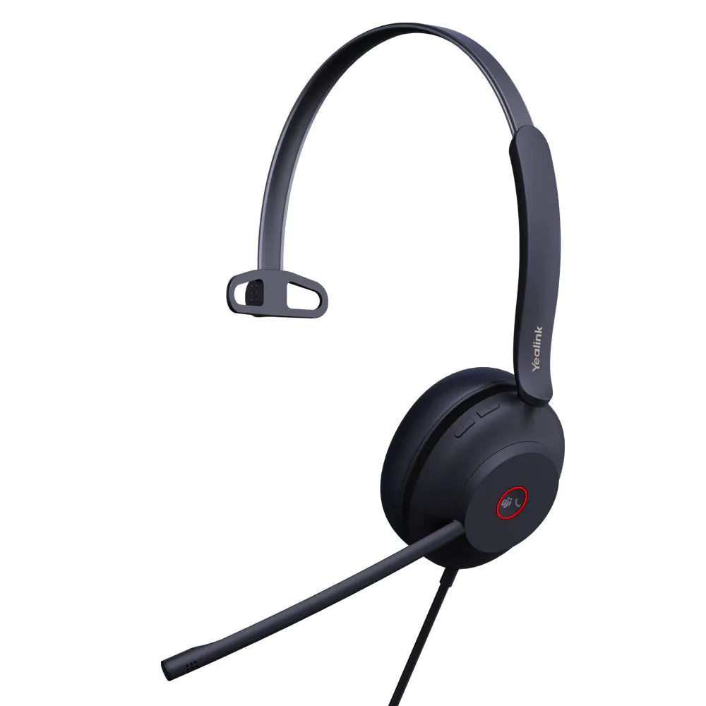 Yealink UH37MONO-TEAMS Mono Ear Teams Approved USB-A Headset Headset Yealink