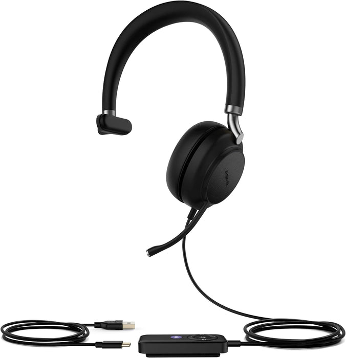 Yealink UH38MONO-TEAMS Mono Ear Teams Approved USB-A Premium Headset